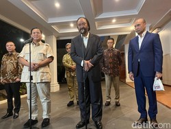 Prabowo Usai Bertemu Paloh: Saya Menyambut NasDem Bergabung dengan Kami