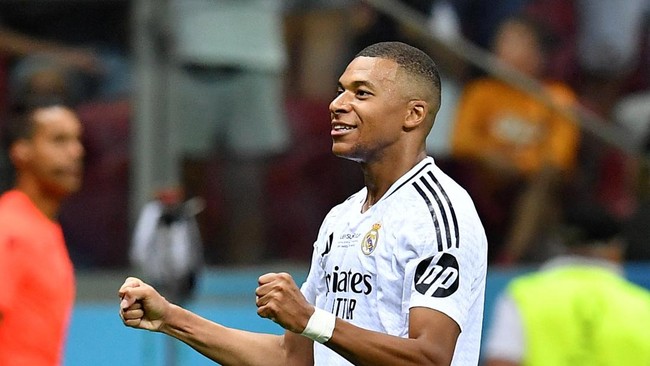 Real Madrid Taklukkan Super Cup 2024 dengan Gol Debut Spektakuler Mbappe