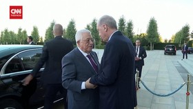 VIDEO: Momen Pertemuan Erdogan dan Presiden Palestina di Ankara