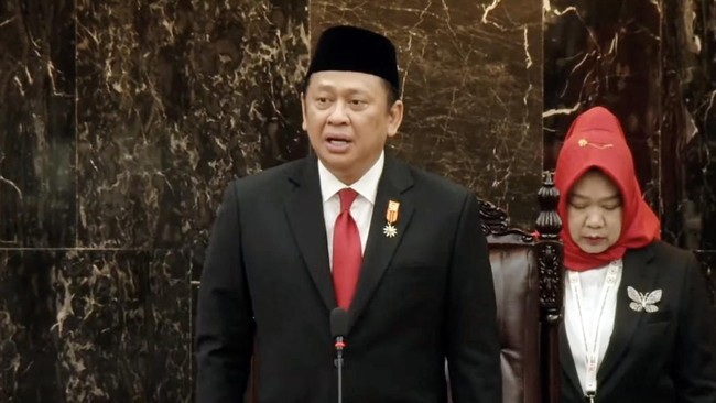 Ketua MPR RI Bambang Soesatyo mengucapkan selamat kepada Prabowo Subianto-Gibran Rakabuming Raka yang telah menjadi presiden dan wakil presiden terpilih.