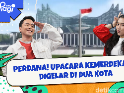 Perdana! Puncak Upacara Kemerdekaan Digelar di Dua Kota