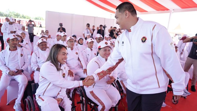 Menpora Dito Ariotedjo memastikan apresiasi dan bonus Paralimpiade Paris 2024 sama seperti Olimpiade 2024.