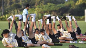FOTO: Timnas Indonesia U-17 Genjot Persiapan di Bali