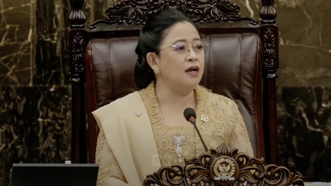 Ketua DPR RI Puan Maharani mengucapkan terima kasih kepada Presiden Jokowi dan Wakil Presiden Ma'ruf Amin atas kepemimpinan selama 10 tahun membangun Indonesia.