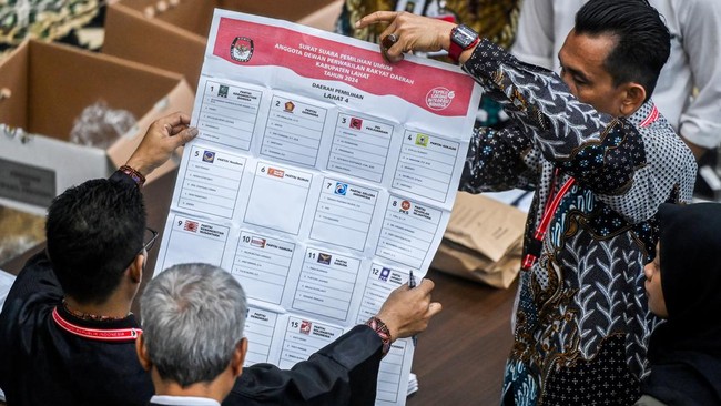 KPU DKI Jakarta telah menetapkan perolehan bunyi partai politik hasil Pemilu 2024 serta perolehan bangku DPRD Provinsi Jakarta periode 2024-2029.