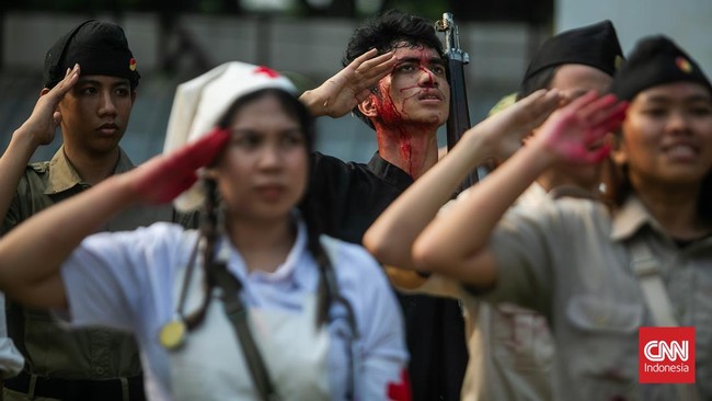 FOTO: Pentas Sosiodrama Pusaka Indonesia Jelang HUT ke-79 RI