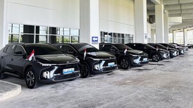 Toyota Kerahkan 40 Unit bZ4X untuk HUT RI di IKN