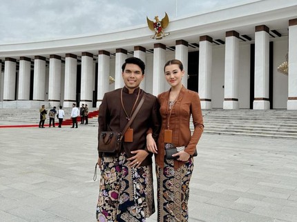 5 Potret Artis Hadiri Upacara HUT ke-79 RI di IKN, Ada Thariq Halilintar & Aaliyah Massaid