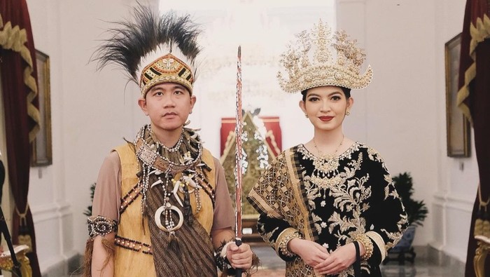 Beda Gaya Selvi dan Gibran Saat Upacara HUT ke-79 RI di Istana Merdeka