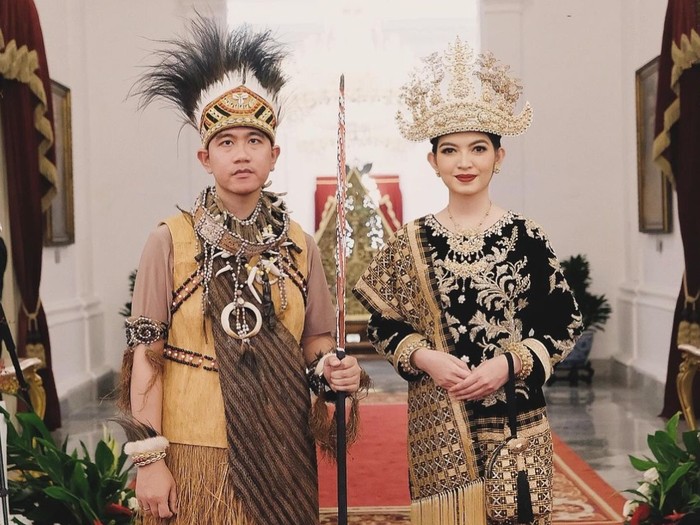 Beda Gaya Selvi dan Gibran Saat Upacara HUT ke-79 RI di Istana Merdeka