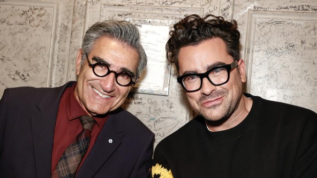 Father and Son Duo, Eugene and Dan Levy, to Lead Emmy Awards Extravaganza in 2024