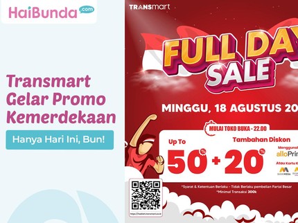 Transmart Gelar Promo Kemerdekaan Hanya Hari Ini, Bun!