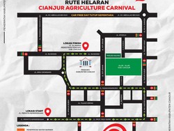 Ada Helaran Budaya, Jalur Protokol Cianjur Ditutup-Arus Lalin Dialihkan