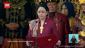 VIDEO: Puan Bacakan Teks Proklamasi di Upacara 17 Agustus di IKN