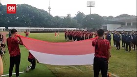 VIDEO: Timnas Indonesia U-20 Upacara 17 Agustus dengan Khidmat