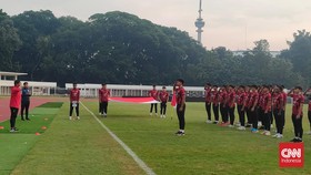Timnas Indonesia U-20 Upacara 17 Agustus di Stadion Madya