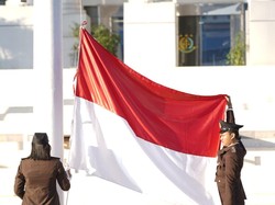 Wakajati Sulsel Pimpin Upacara HUT ke-79 RI, Tekankan Netral Dalam Pilkada