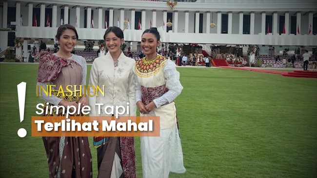 Parade Busana Daerah Selebritis Hadiri Upacara Kemerdekaan di IKN