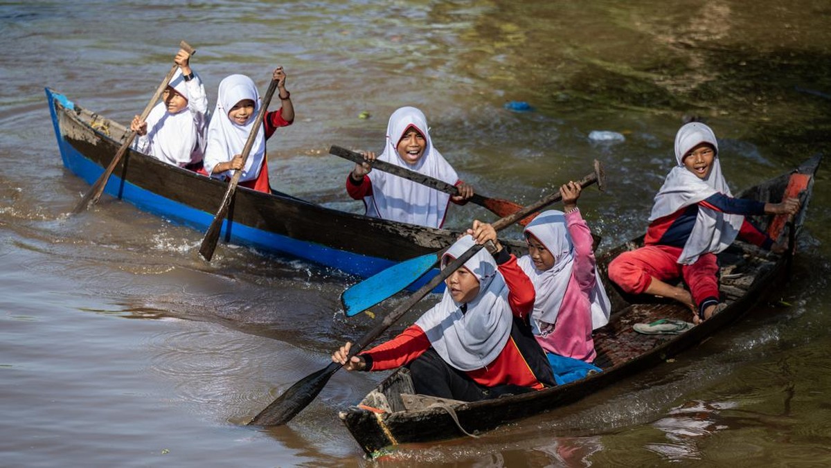 FOTO: Meriah Lomba HUT ke-79 Kemerdekaan RI di Berbagai Daerah