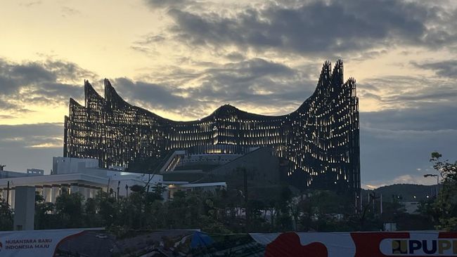 Istana Garuda di IKN Viral di Media Sosial, Lambang Garuda akan Berubah Hijau Bun