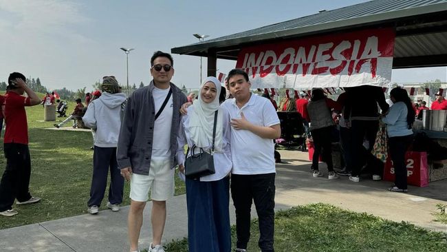 5 Potret Cindy Fatikasari dan Keluarga Rayakan HUT RI di Kanada, Seru Ikuti Berbagai Lomba 17-an