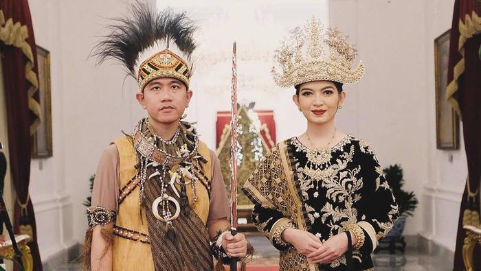 Ramai di Medsos, Gibran Pakai Pakaian Adat Papua untuk Perempuan di Upacara HUT RI ke-79