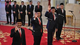 FOTO: Deretan Menteri dan Pejabat di Reshuffle Kabinet Jokowi 2024