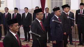 Daftar Menteri hingga Kepala Lembaga yang Dilantik Jokowi Hari Ini