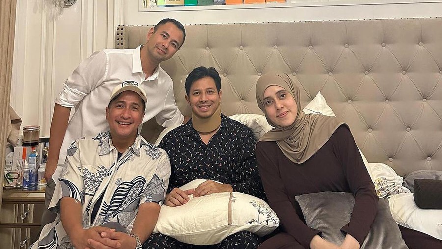 Raffi Ahmad jenguk Sonny Septian