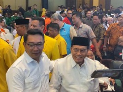 RK-Suswono Kompak Berbaju Putih Jelang Deklarasi Maju Pilgub Jakarta