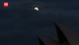 VIDEO: Supermoon Biru Pertama di 2024 Bersinar Terang di Australia