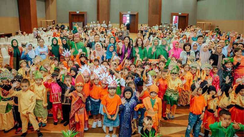 Distribusi PMT ke PAUD, Cara Kahiyang Ayu Tekan Stunting di Kota Medan