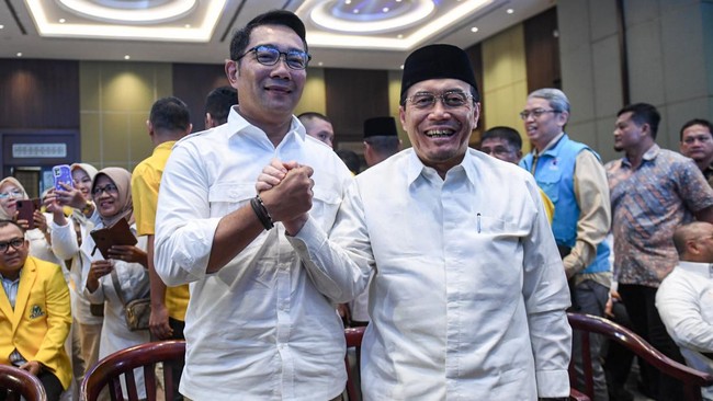 PAN resmi mendeklarasikan support kepada Ridwan Kamil-Suswono di Pilgub Jakarta. Pasangan ini telah mendapat support Golkar, Gerindra, PSI hingga PPP.