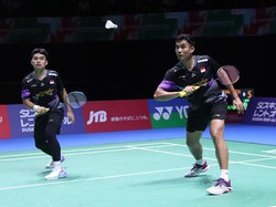 Japan Open 2024: Debut Berpasangan, Leo/Bagas Masih Meraba-raba