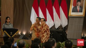FOTO: Momen Yasonna Serahkan Kemenkumham ke Anak Buah Prabowo