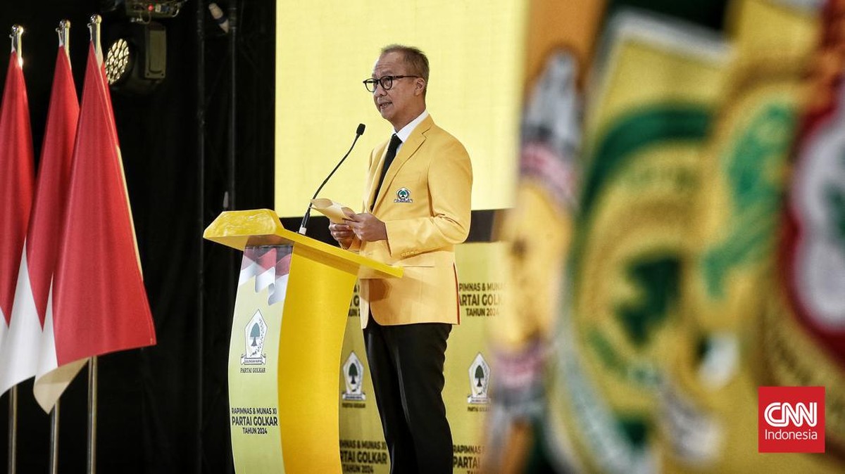 FOTO: Pembukaan Rapimnas Golkar Usai Airlangga Mundur dari Kursi Ketum