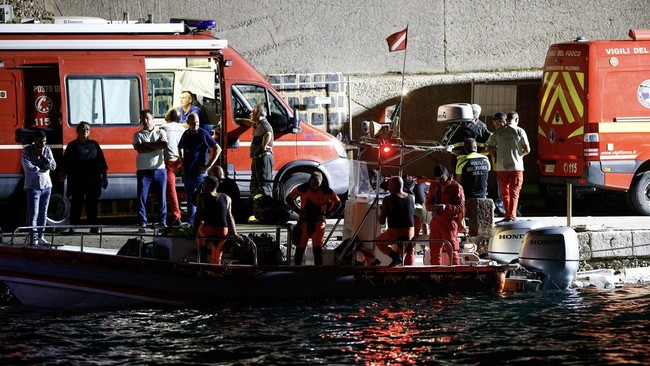 Tragedi di Laut: Yacht Tenggelam di Italia, Takdir Taipan Inggris Teka-teki