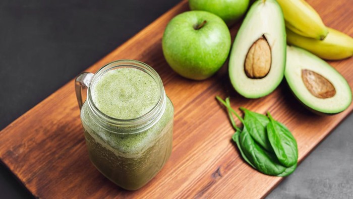 Ilustrasi jus alpukat