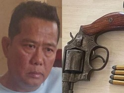 Senpi Dipakai Mantan Kades di Muratara untuk Ancam Warga Senjata Organik Polri