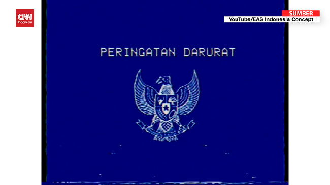 Poster 'Peringatan Darurat' dengan lambang Garuda Pancasila berlatar biru menggema di media sosial, apa itu?