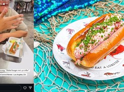 Erina Gudono Pamer Jajan Roti Lobster Rp 400 Ribu di Los Angeles