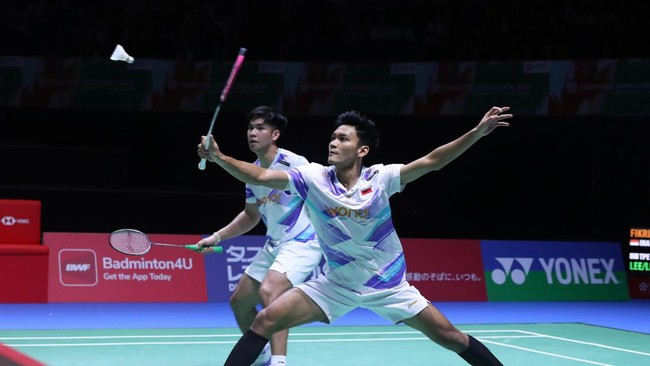 Kemenangan Luar Biasa Fikri/Daniel Terhenti di Semifinal Japan Open