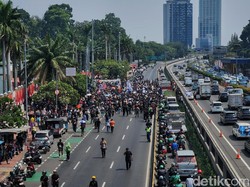 Tips Aman Berkendara saat Ada Aksi Demo di Jakarta