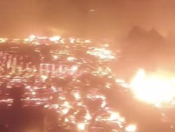 Kebakaran Hebat di Pasar Sangkulirang Kutai Timur, Sejumlah Kios Hangus