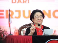 Saat Megawati Bercanda dengan Rano Karno di Pengumuman Calon Kepala Daerah
