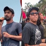 Ini Daftar Selebritas yang Ikut Turun Demo #KawalPutusanMK di Gedung DPR RI