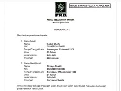PKB Beri Rekom Abdul Ghofur-Firosya Shalati Maju Pilbup Lamongan 2024