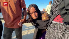 VIDEO: Kesusahan Warga Palestina Diusir Israel dari Khan Younis Gaza