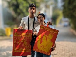 Wanda Hamidah Restui 2 Anak Ikut Demo ke DPR Tolak Revisi UU Pilkada