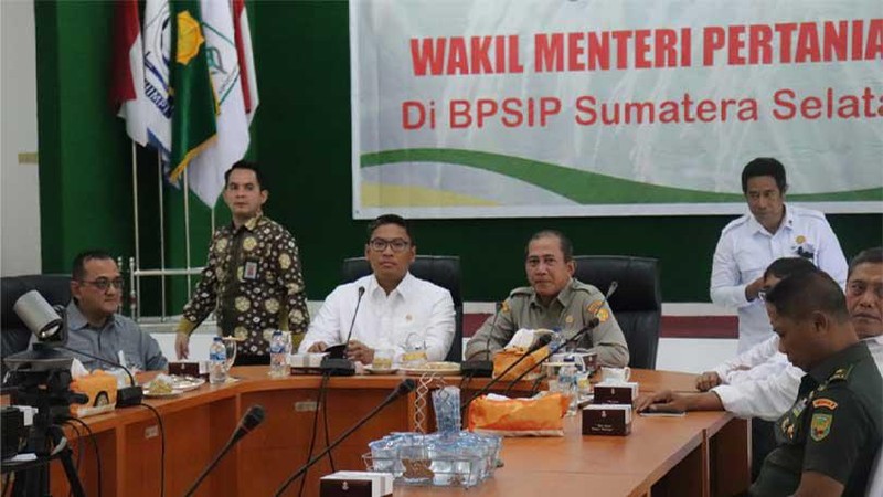 Wakil Menteri Pertanian (Wamentan) Sudaryono memastikan program optimasi lahan atau oplah di Sumatera Selatan (Sumsel) berjalan lancar.